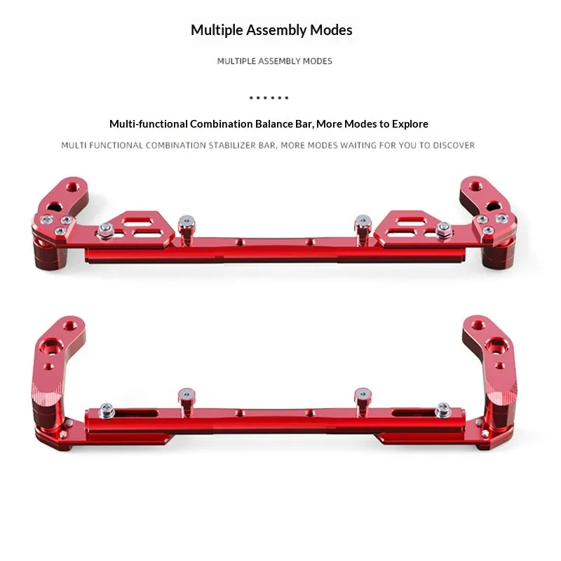 Universal Motorcycle Cross Bar Balance Bar Multi-angle Adjustment Mounting Aluminum alloy balance bar Scooter  Extended crossbar