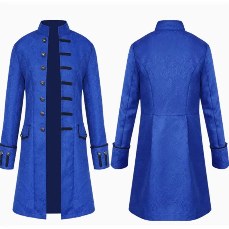 Adulto loween cosplay príncipe innerwear fraque comprimento médio jaet tribunal europeu masculino usar fibra de poliéster 00% traje de palco