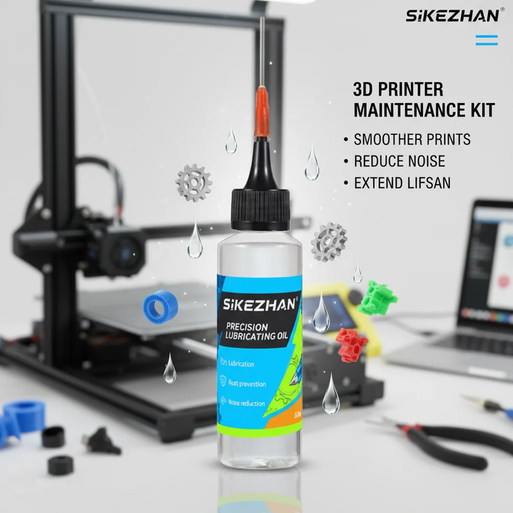 زيت تشحيم دقيق للطابعة ثلاثية الأبعاد، مزيت طرف الإبرة، السكك الحديدية الخطية/المسمار الرصاص/مكمل التشحيم، الحركة السلسة، حماية الصدأ #1