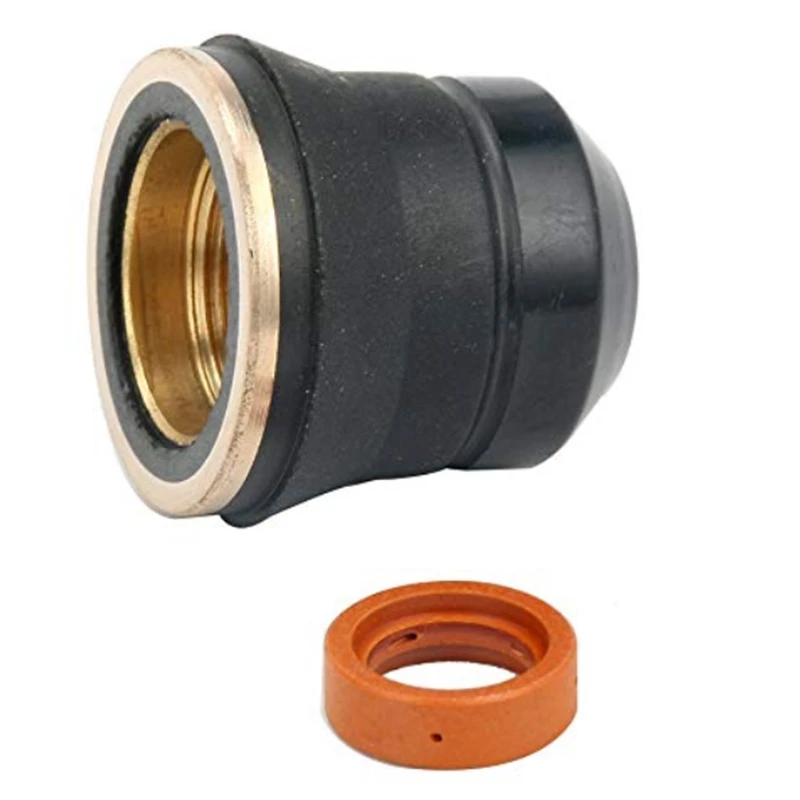 Imagem -04 - Ponta do Eletrodo de Plasma Shield Cup Pc0116 Difusor Pe0106 Consumíveis para Trafimet S45 Tocha Pd011608 Pr0110