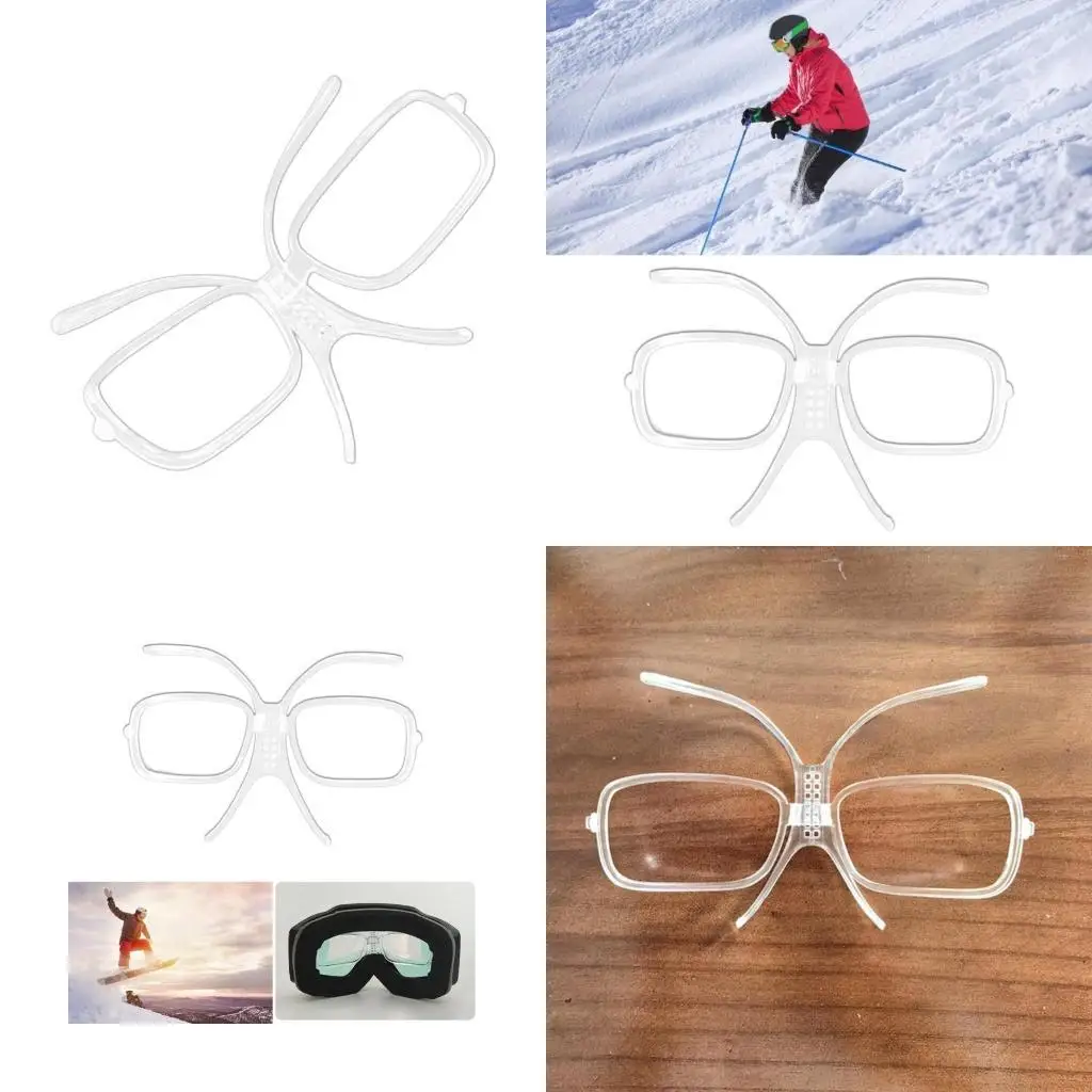 

R6FE Ski Goggles Рецепт вставка оптическая адаптер Регулируемая простая в установке сноубордных очков для очков для очков