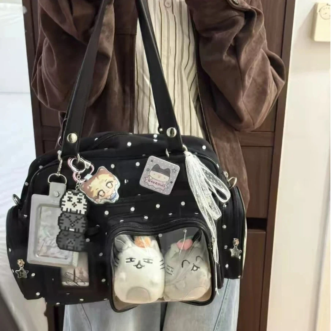 

New Original Design Sweet Cool Ita Bag Large Capacity Fashion Trend Women Y2K Shoulder Dolls Bag Star Chasing Crossbody Bag