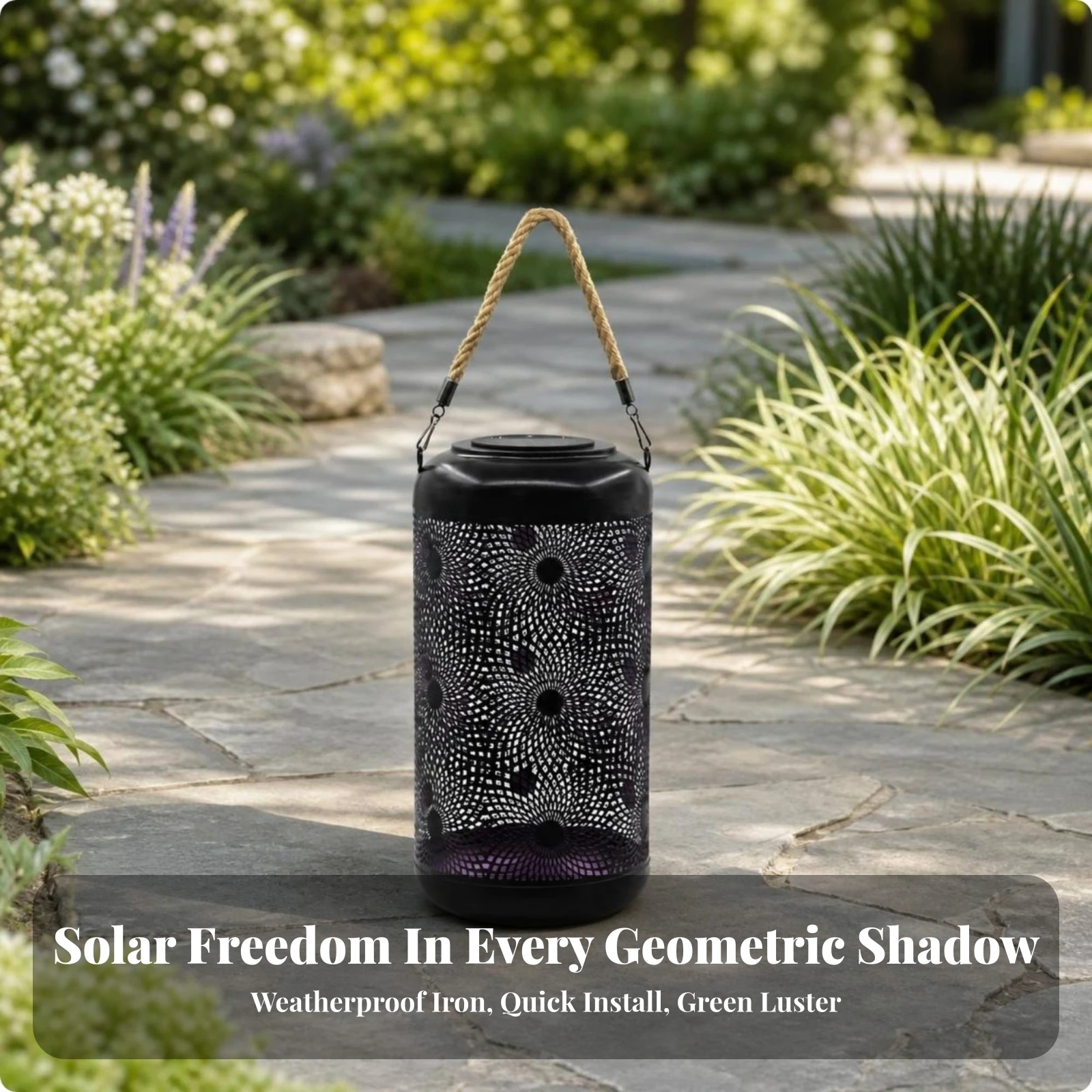 Zonne-tuinlantaarn met touwhan - Solar Lantern Hanging recensie en prijs