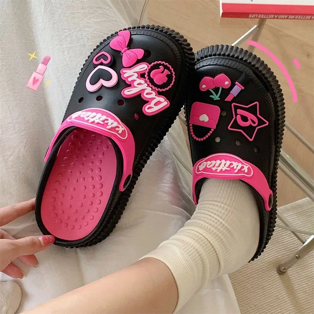 Barbie Adults Croc Kawaii Trendy Movie Slippers Stylish Color Soft Non-Slip Fashion Sandals Cartoon Lovely Girls Christmas Gift