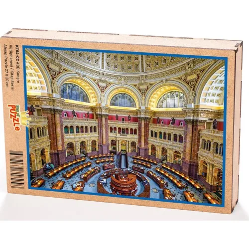 King Of Puzzle U.S. Congress Library Wooden Jigsaw Puzzle 204 Pieces (KT04-CC)