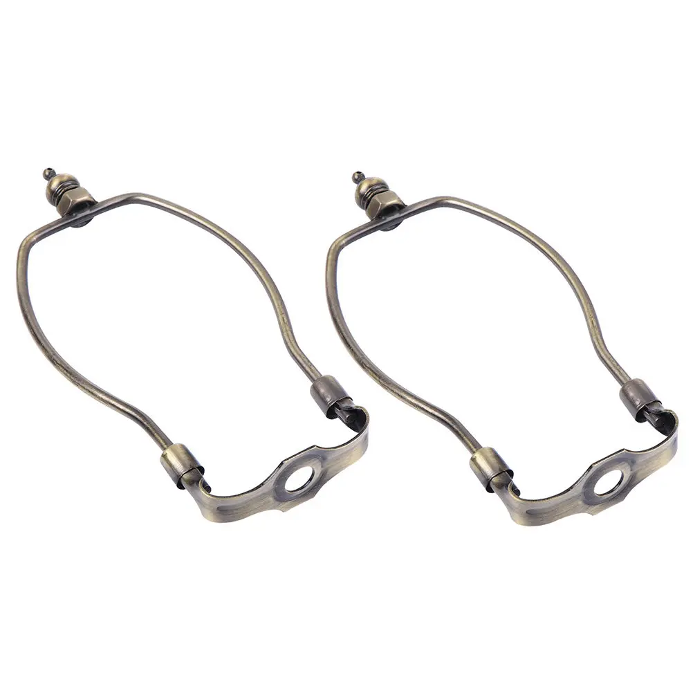 

Комплект из 2 кронштейнов для абажура, прочные держатели для абажуров, запасные части для ремонта настольных и напольных светильников, адаптер для абажура