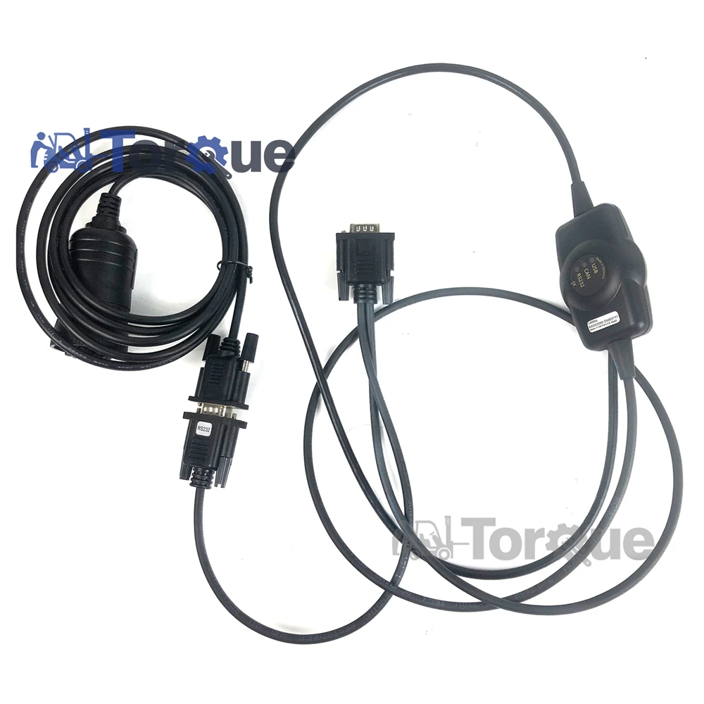 Diagnostic Tool to ECU/PRO/CANfox interface+DB9 to 9-pin Deutsch cable KADIAS for Liebherr engines Diagnostic Kit with LiDIA