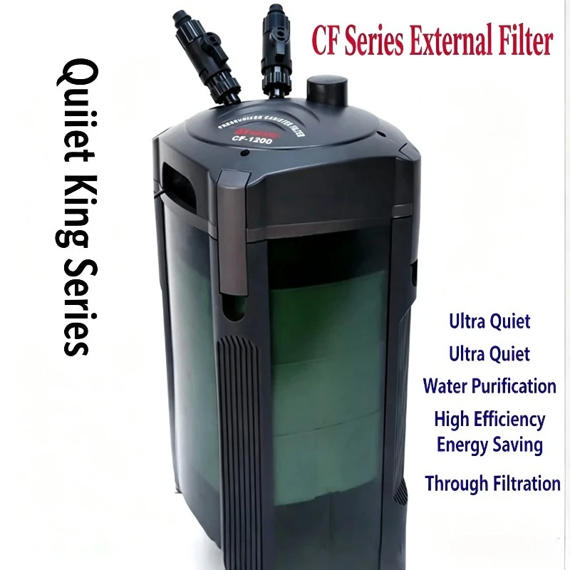 Ultra Quiet External Canister Filter Multi Stage Water Circulation Fish Tank Filter For Large Aquarium