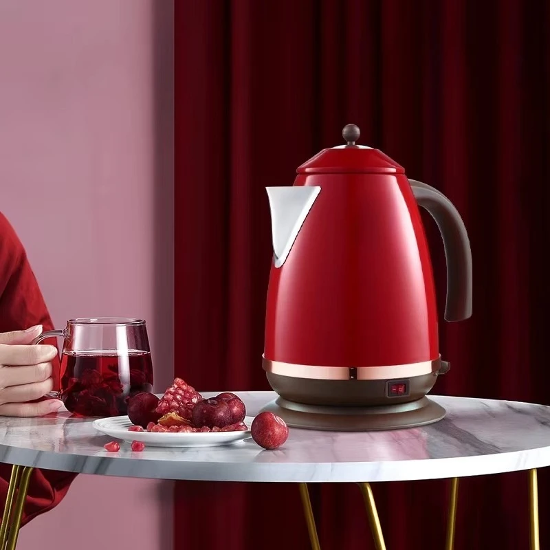 Jigao GL-E11A retro thermal insulation electric kettle, constant temperature automatic power failure, fashionable 304 stainless