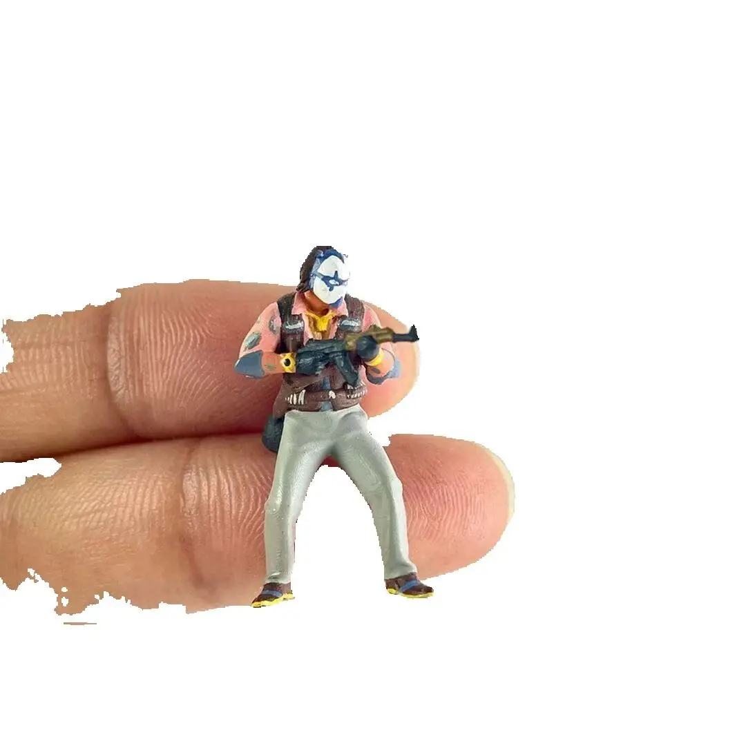 โมเดลรถจำลองเรซิ่นขนาด 1/64 สำหรับฉากเกม Counter-Strike CS ชุดฟิกเกอร์ไดโอรามา