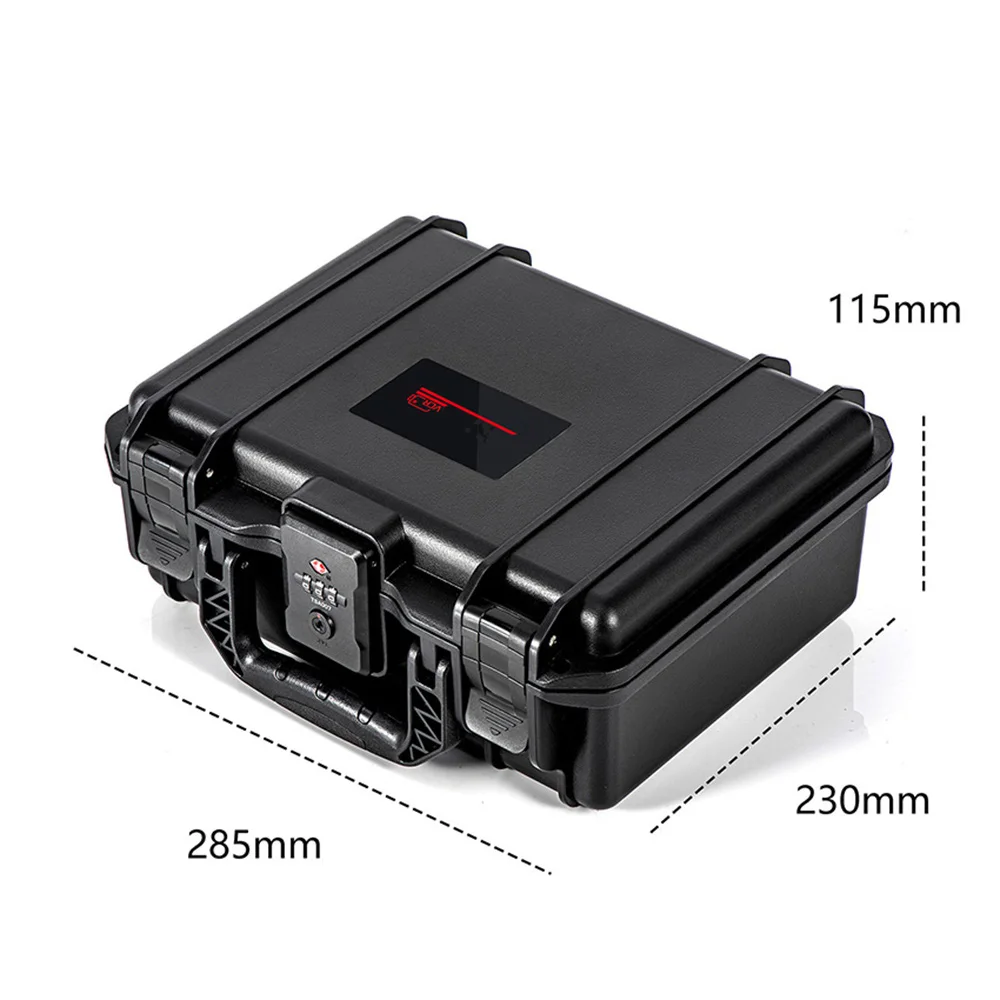 For Insta360 X5 X4 Waterproof Box with Lock Fits Selfie Stick and Accessories Waterproof Storage Case