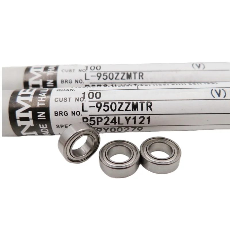 50 Stück Minebea NMB L-950ZZ Miniatur-Rillenkugellager 5×9×3mm MR95ZZ Präzisions-Minilager – Detail 1