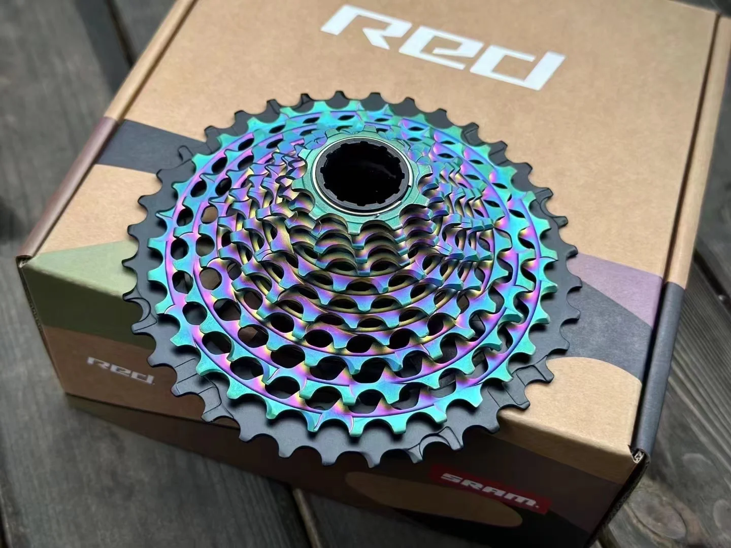 2025 SRAM NEW MODEL RED XG-1290 Cassette CS-XG-1290-E1 12s SPEED Rainbow, Silver Available in 10-28T, 10-30T, 10-33T and 10-36T