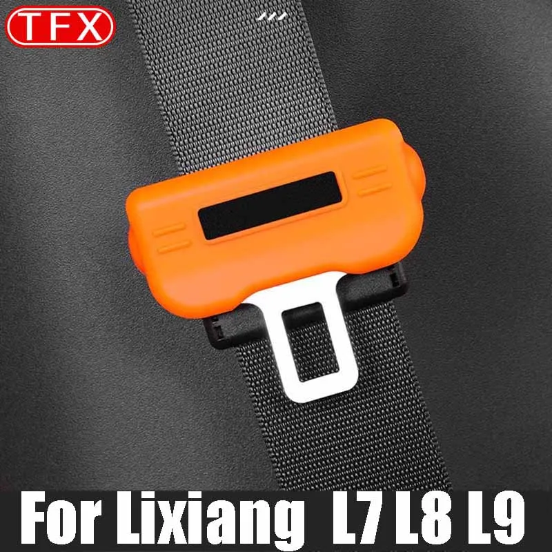 

Для Lixiang L9 L8 L7 автомобильный Стайлинг пряжка ремня безопасности защитный чехол страховочный ремень фиксированная защита от столкновений автомобильные аксессуары