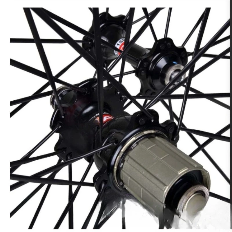 Carbon Fiber Road Bike Wheels Full Carbon Fiber Aluminum Side Rim