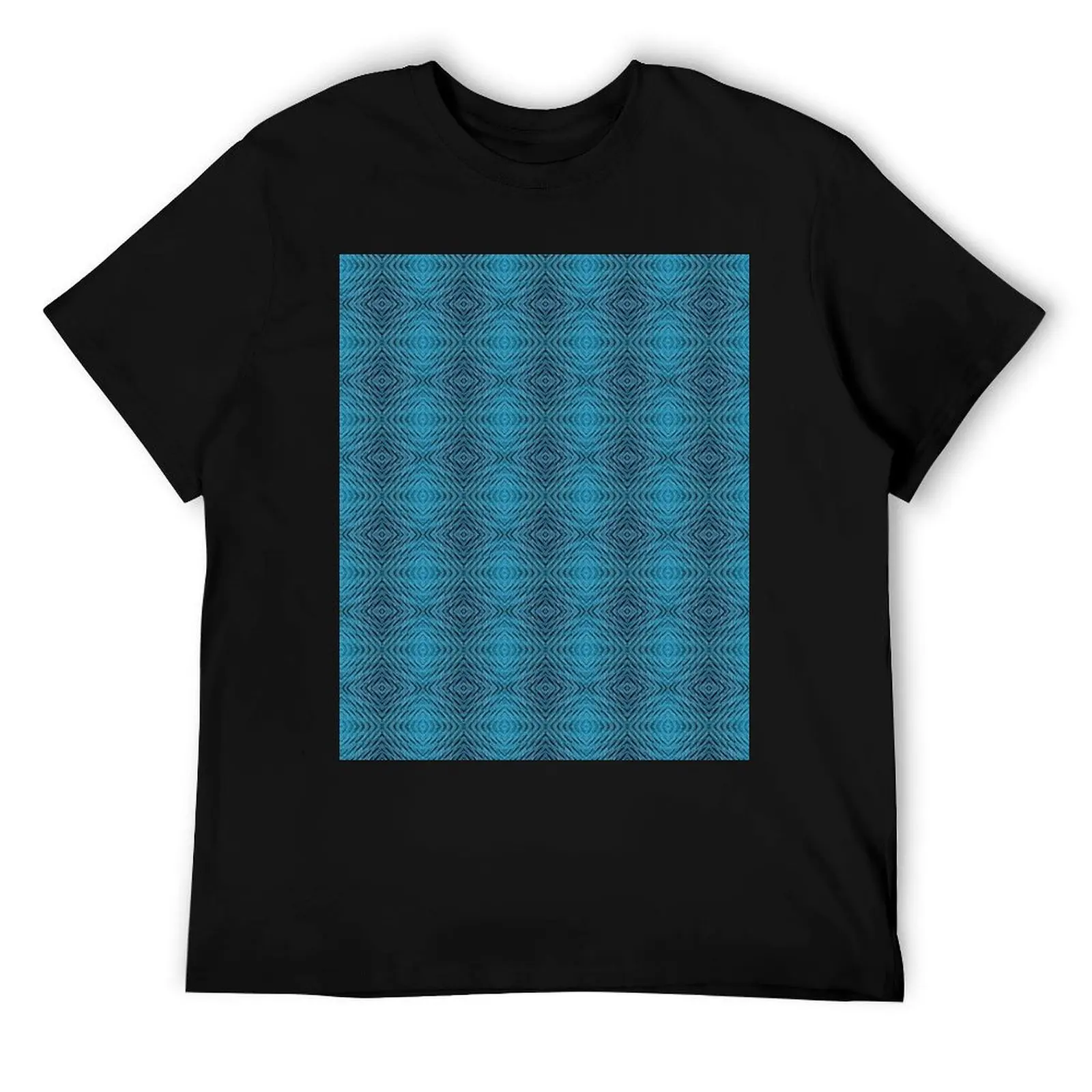 

Copper Grind Pattern 05607- Turquoise T-Shirt men t shirt cotton 100% t shirt man plain T-Shirt
