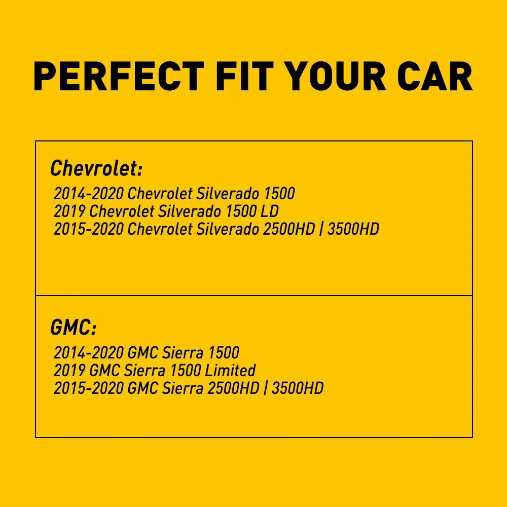 2 قطعة سيارة الخلفية LED المصد الخلفي لوحة ترخيص ضوء مصباح لشروليه سيلفرادو 1500 2500HD 3500HD 2015-2018 جي إم سي سييرا 1500