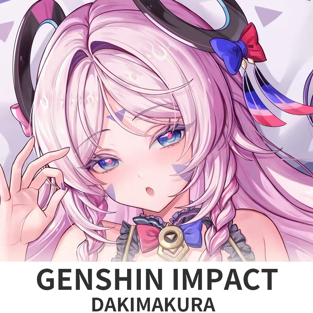 

Citсла Dakimakura 2WAY обнимающая наволочка для тела аниме Genshin ударная подушка чехол