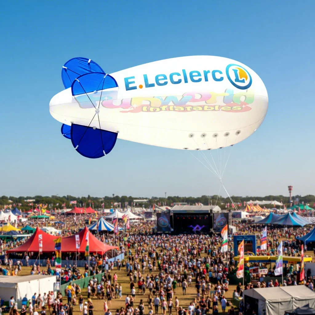 

Hot Selling Customized Printing PVC Waterproof Sky Helium Balloon Inflatable Airship for Advertising