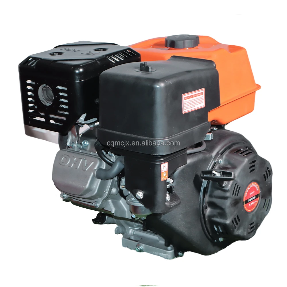 Motores agrícolas 196f 500cc 9hp 12hp 15hp motor de gasolina horizontal de 4 tempos para gerador de cultivador de bomba de água.