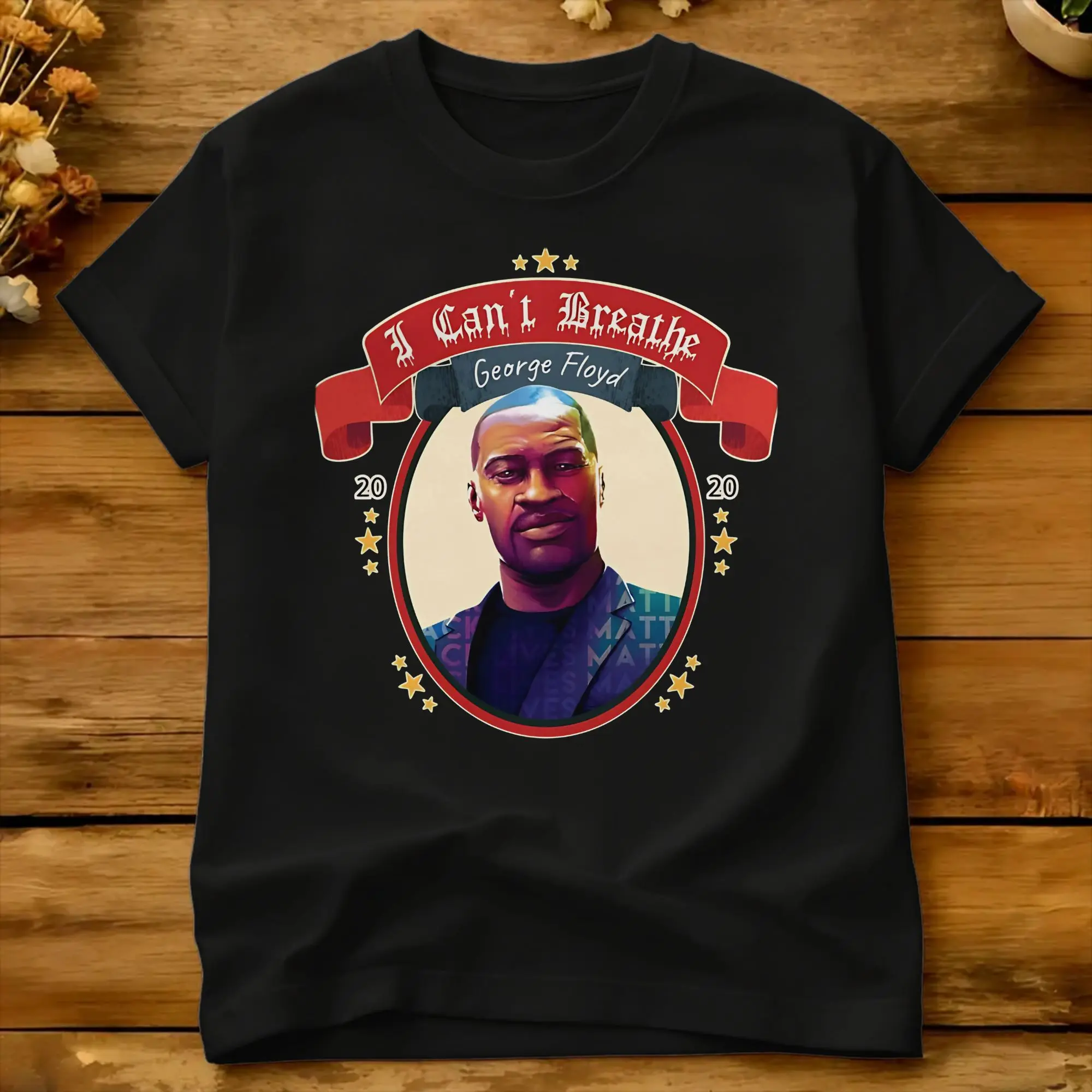 Casual T Shirt Summer George Floyd   Trending T Shirts Saint George Cotton Tee Shirt for Mens Y2K Fun Short Sleeve Clothes