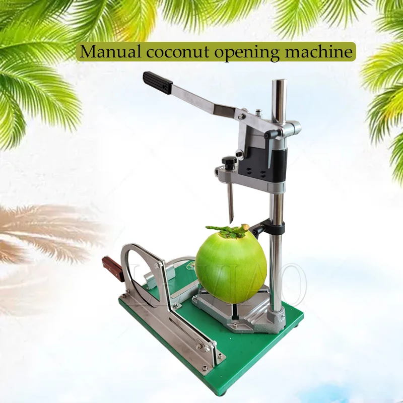 Manual Coconut Drilling Tool Tender Coconut Hole Opening Mmachine Coco Coconut King Hole Punching Machine