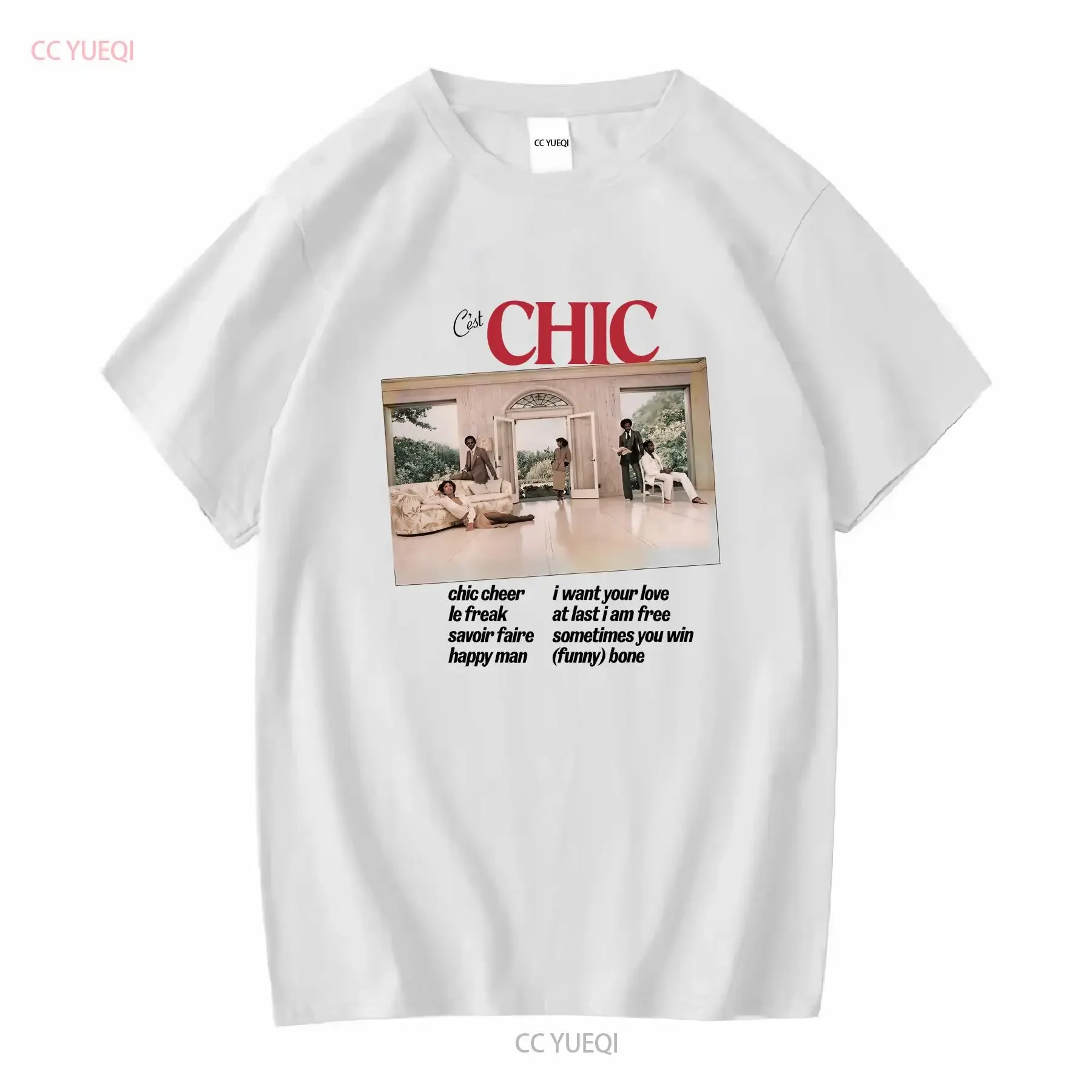 Cest Chic Nile Rodgers Bernard Edwards Classic Le Freak I Want Your Love T Shirt vintage Washed Slightly Stylish Soft