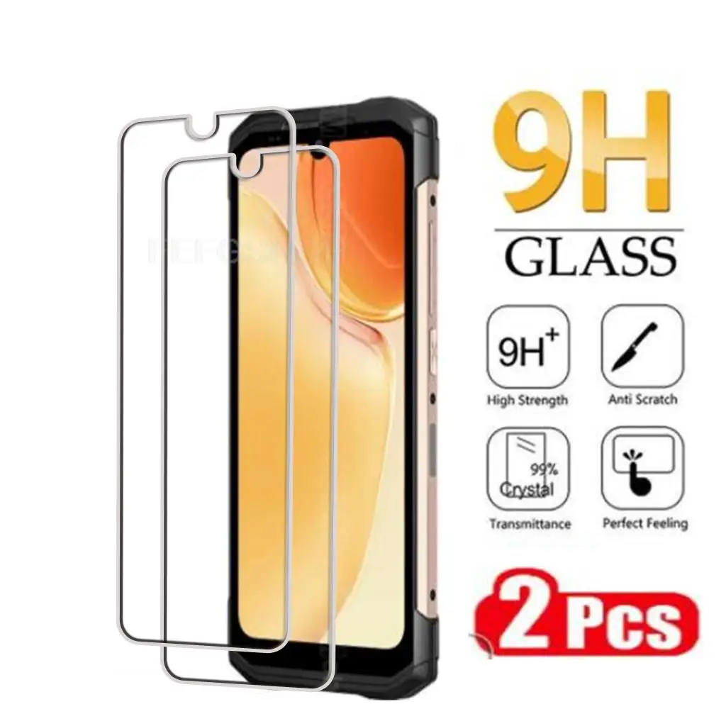 2PCS HD 9H Protective Tempered Glass For Doogee S99 S98 Pro 6.3