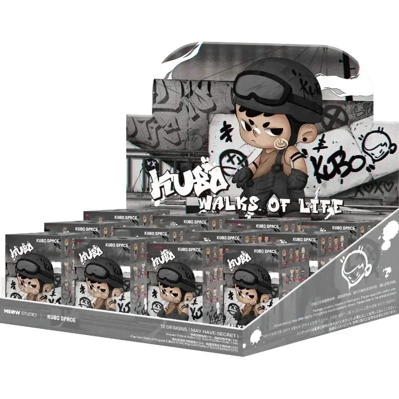 POP MART Kubo Walks of Life Series Echte Mystery Box Blind Box Guess Bag Speelgoed Pop Schattig Desktop Ornamenten Collectie Cadeau Schattig