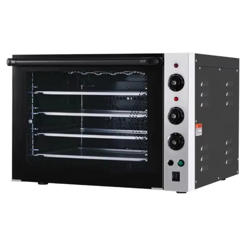 

Bottom Rotation Industrial Stainless Steel Commercial Bakery Electric Hot Air Convection Oven With Spray