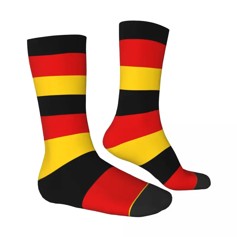 Calcetines Y2K con bandera de Alemania para hombre y mujer, medias de otoño, Hip Hop