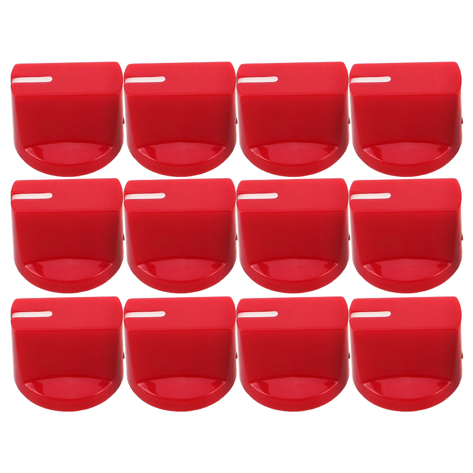 

12 Pcs Duckbill Knob Electric Guitar Knobs Replacement Bass Volume Cap for Repair Control Parts