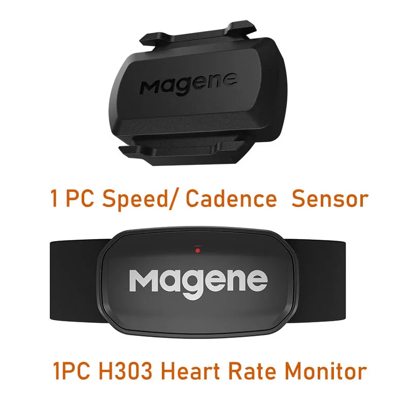 Magene Cadanssensor Snelheid S3+ Snelheidsmeter ANT+ Bluetooth Computer Compatibel met Garmin IGP Bryton Fietscomputer Draadloos - afbeelding 1