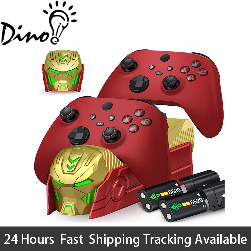 

2*5520mWh Rechargable Battery Pack For XBOX Serise S/X ＆ XBOX ONE S/X BEBONCOOL A102 ＆ XBOX Controller Charger ＆ 4 Battery Cover