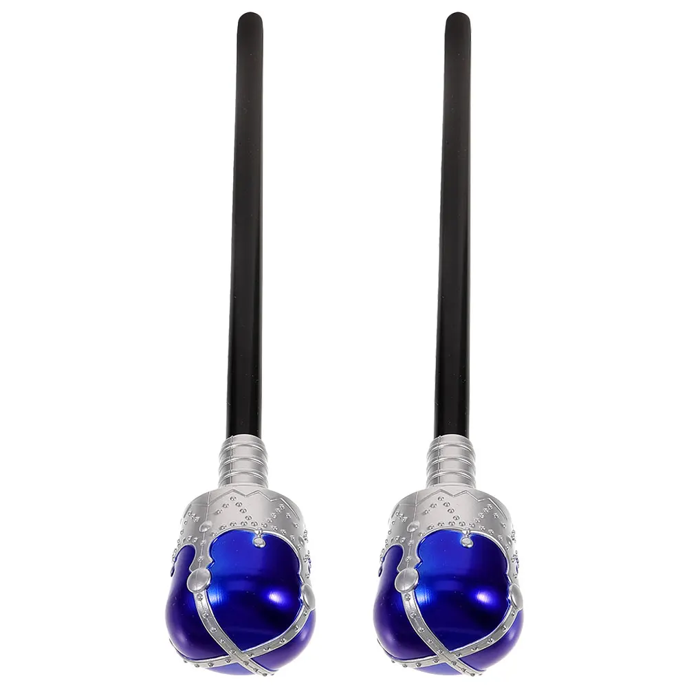 2 pçs traje de halloween real festa role play cetro para crianças cetro halloween prop crianças traje