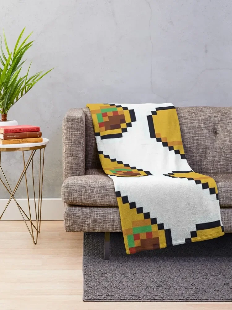 Burrito Pixel Art Throw Blanket Comforter Moving Luxury Extra Large Throw Blankets