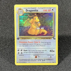 Pokémon-Cartes simples classiques, Articlot, Fossile, Dragonite, Gengar, Zap, Educational, Ditto, Lapras, Kabutops, Foil, Game Collection, PTCG PROXY