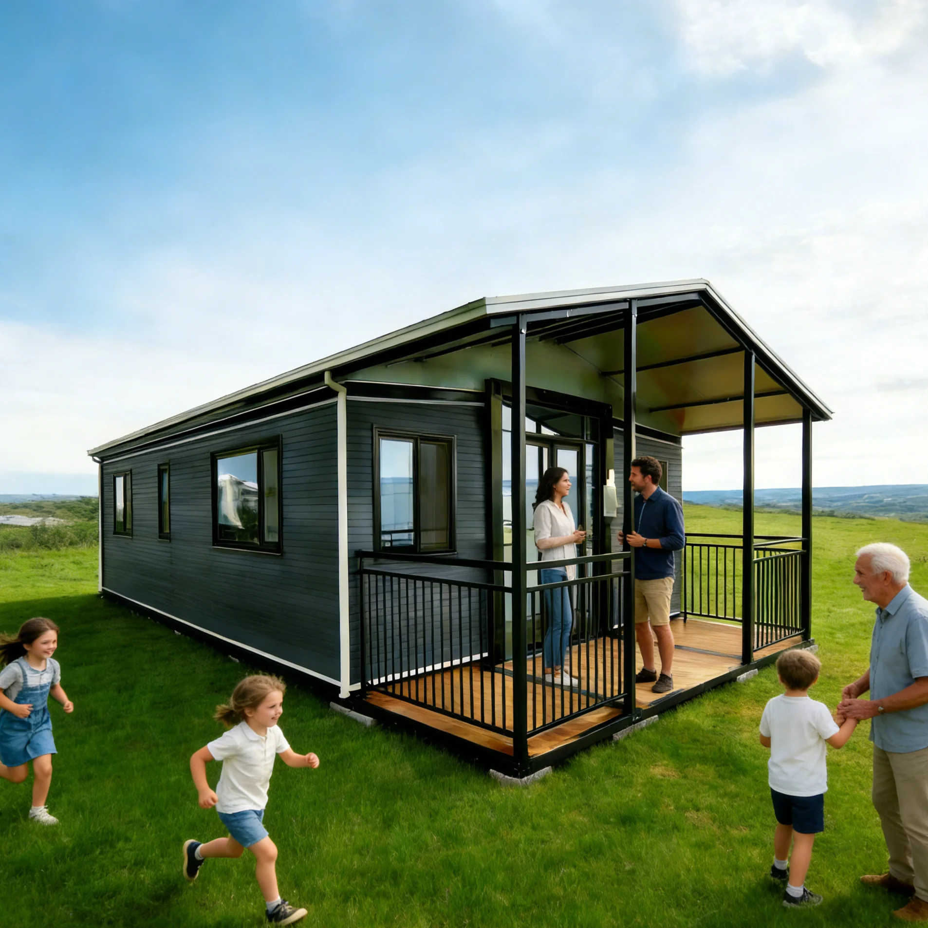 منازل حاويات قابلة للتوسيع، تد - مراجعة Sustainable Living Homes وسعره