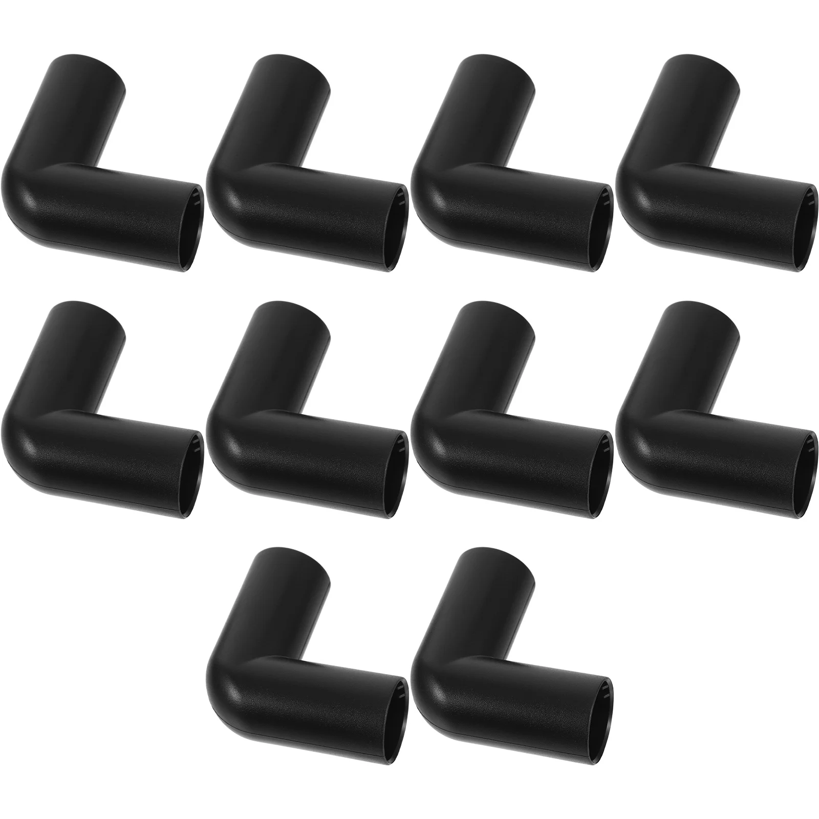 

10pcs Bend Head Lawn Light Accessories Solar Light Extension Pole Connector For Outdoor Landscape Lighting Plastic Joint