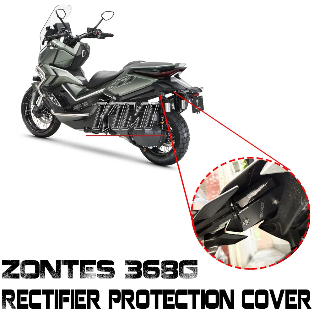 

For ZONTES 368G 368G Motorcycle Rectifier Protective Cover Rectifier Guard Guard Plate Cover Modification Accessories