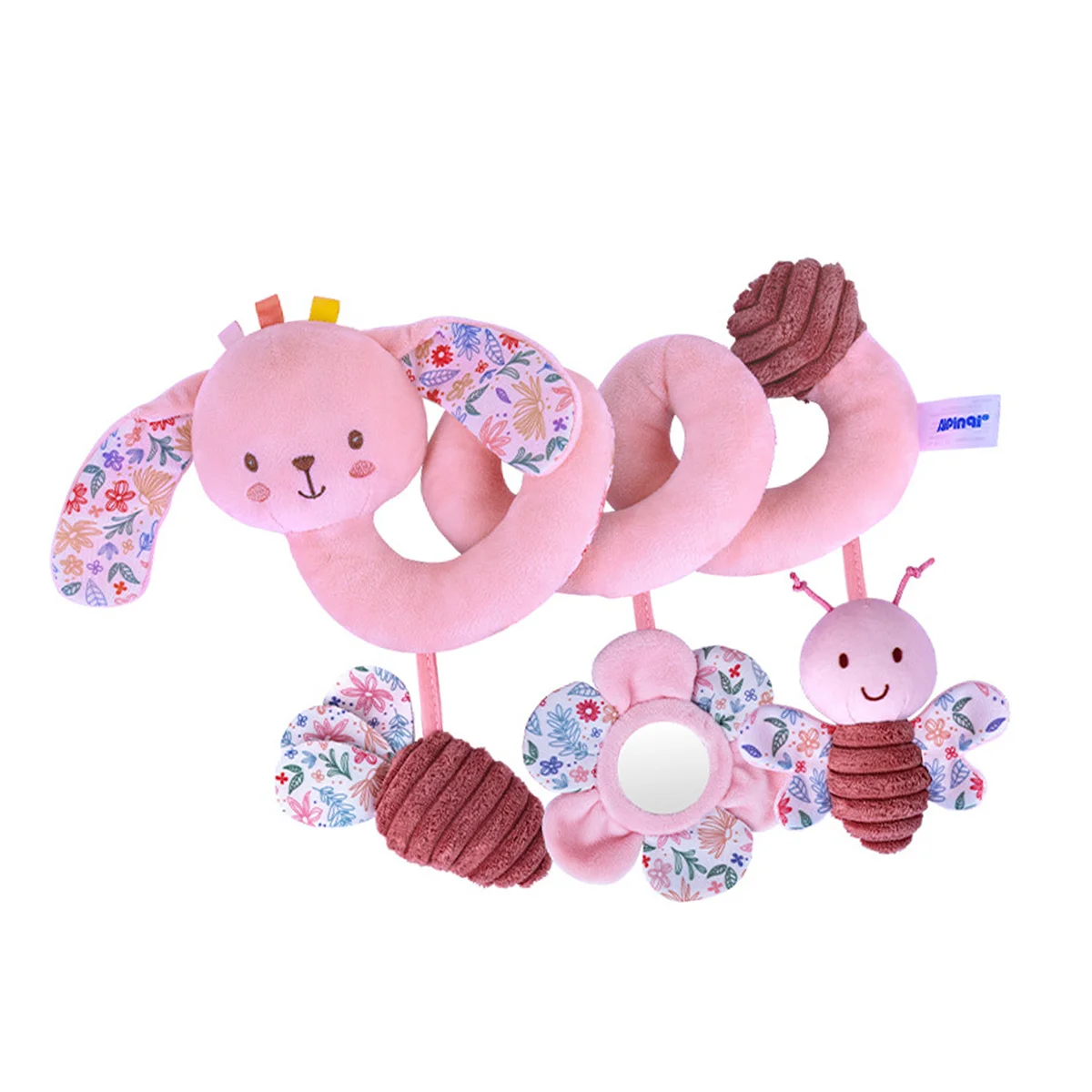 Autositz-Spielzeug, sensorisches Spielzeug für Kleinkinder, hängendes Kinderwagen-Zubehör, Neugeborenen-Spielzeug für Autositz, Kinderwagen, Kinderbett-Spielzeug