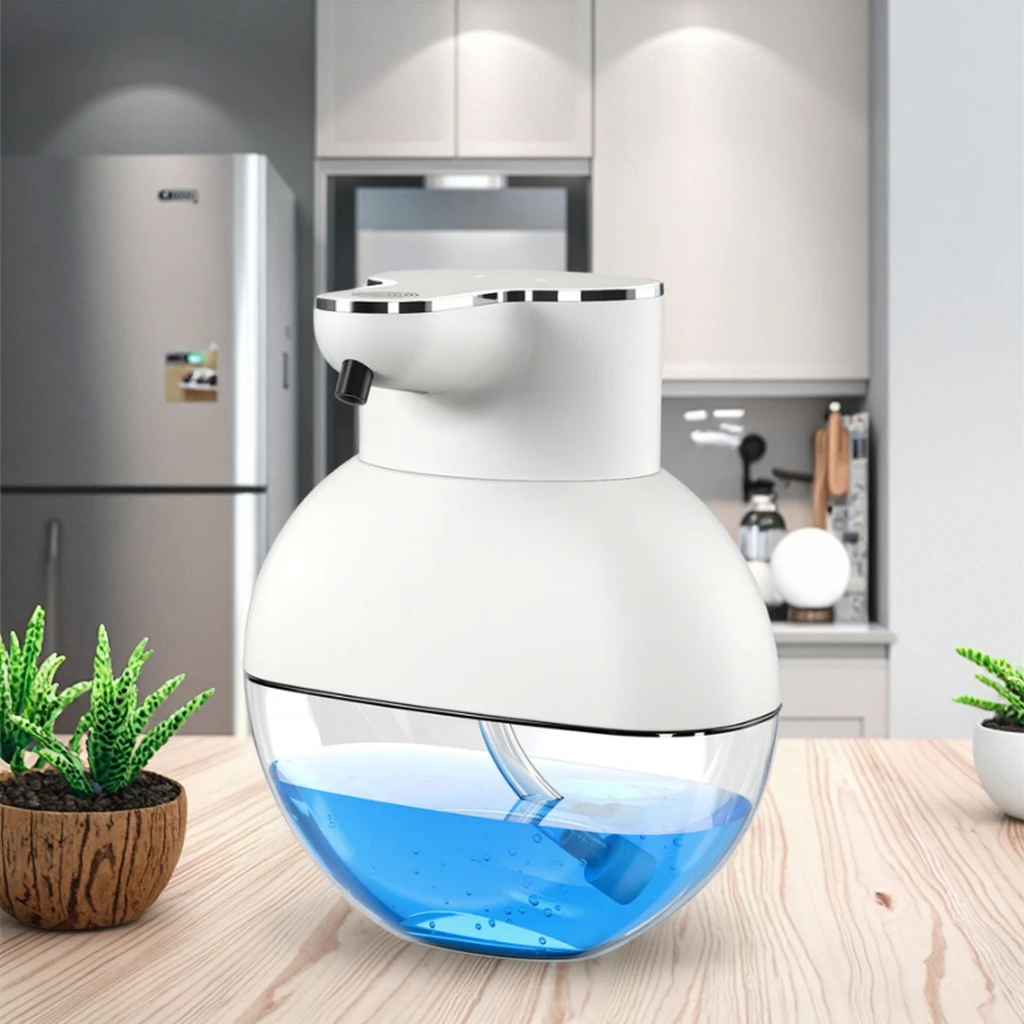 

STLF 400ml ABS Plastic Touchless Visual Smart Sensor Soap Dispensers Wall-mounted Kitchen Bathroom Foam Dispenser Hotel Use