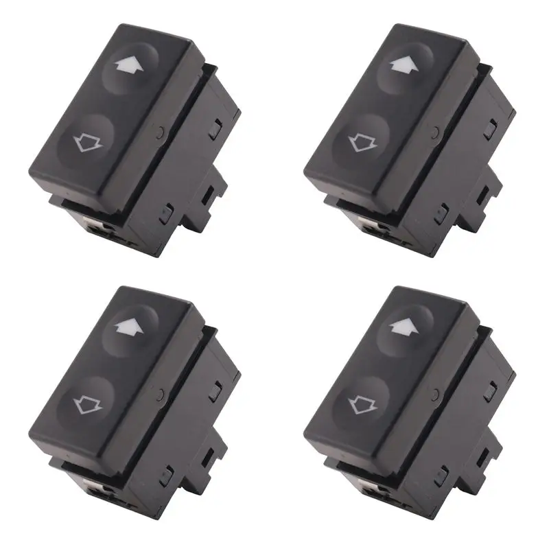 4PCS Power Window Switch Set for BMW E36 318i 318is 320i 325i M3 Door Lifter Control 61311387387