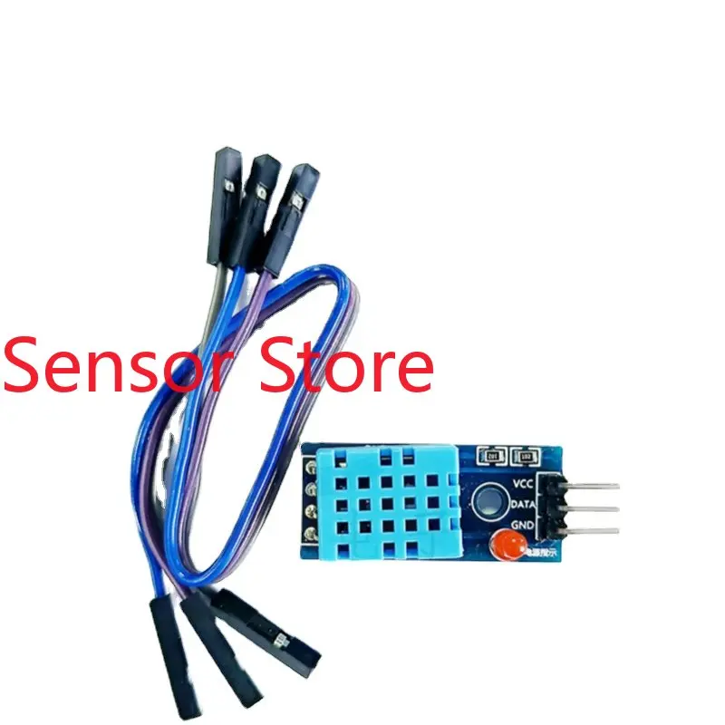 

5PCS DHT11 Temperature And Humidity Module Sensor Digital Switch To DuPont Cable