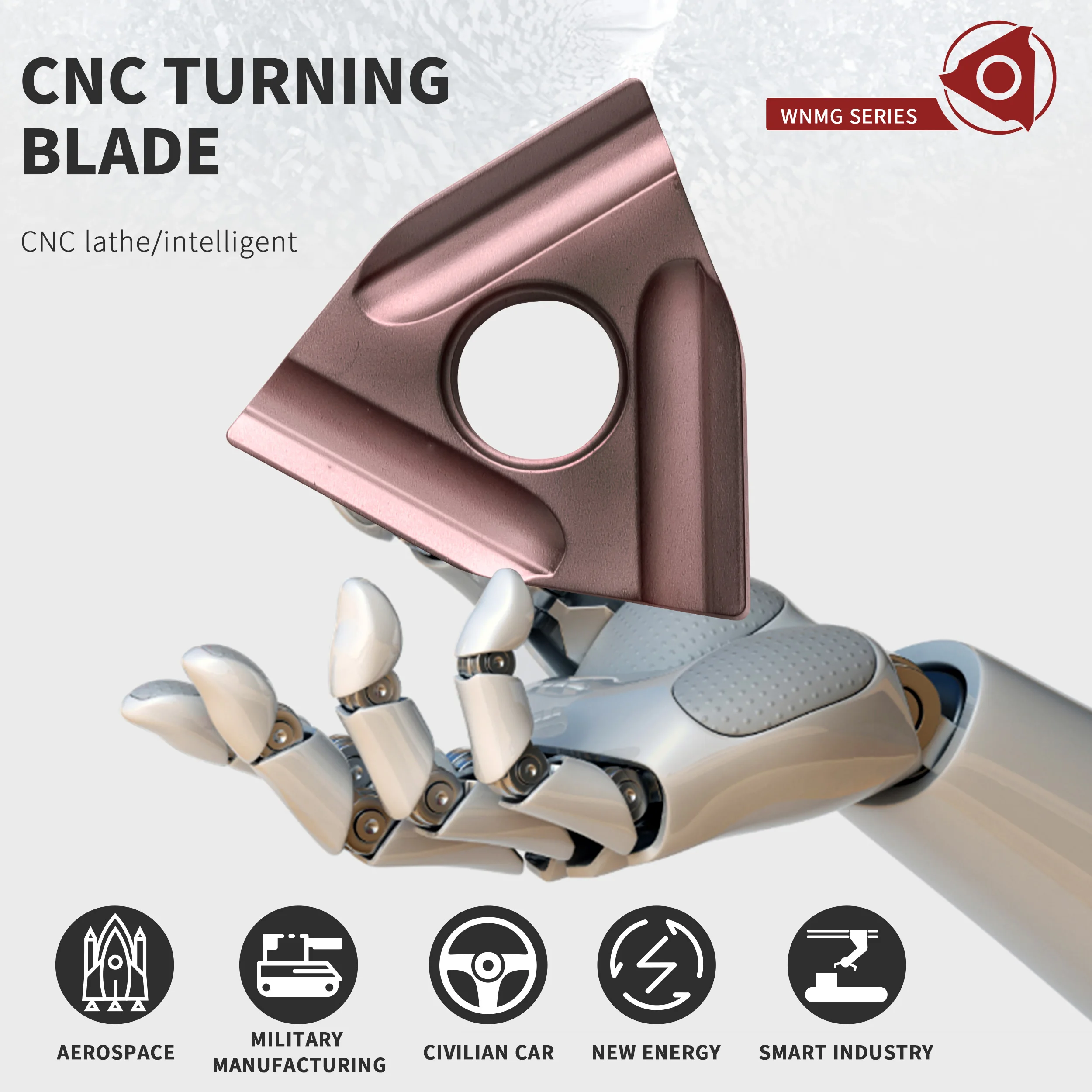 WNMG080404R-S SK3025 WNMG080408L-S SK4025 tornio CNC utensili per tornitura inserto per scanalatura in metallo duro sgrossatura per acciaio inossidabile