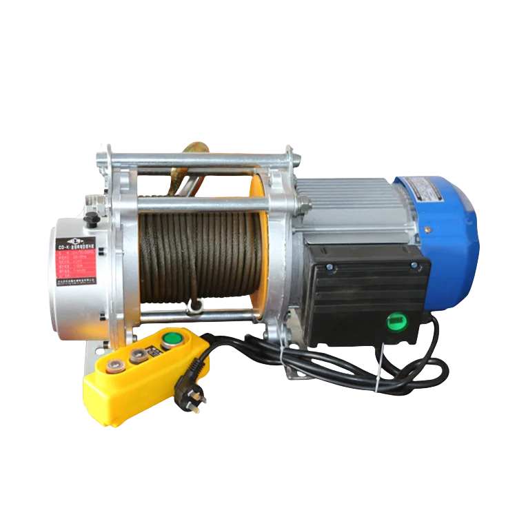 Metal Electric Hoist Wire Rope Winch Stage Condition