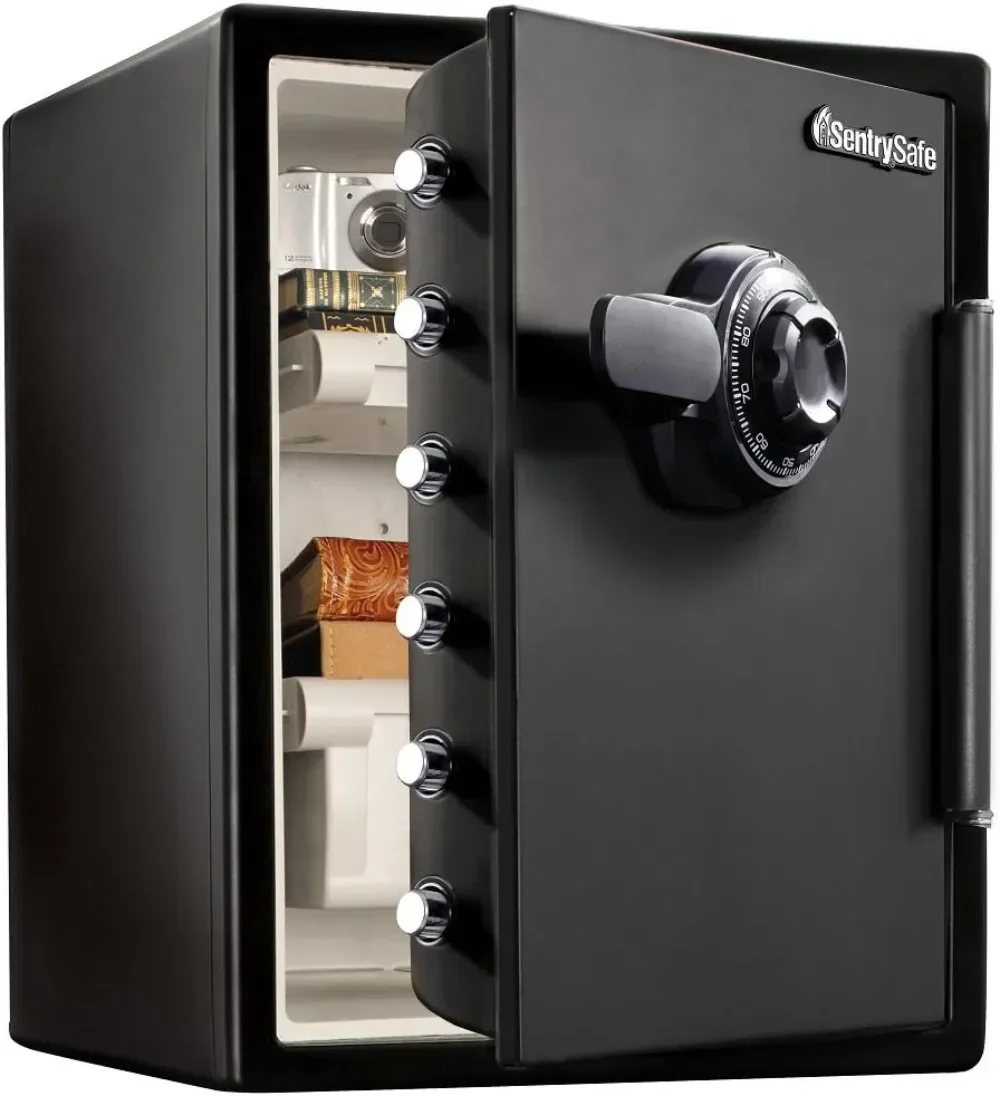 

SFW205CWB Fireproof Waterproof Safe with Dial Combination, 2.05 Cubic Feet, Black Security & Protection