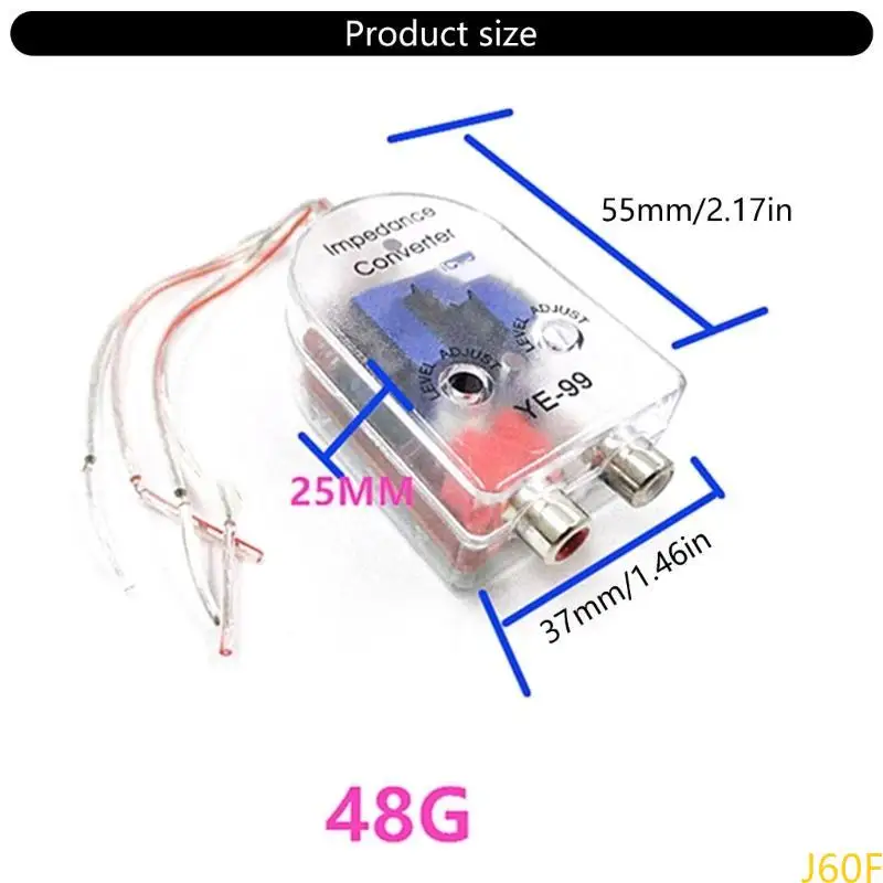 J60F Wysoka wydajność konwerter częstotliwości odpowiedni dla systemów dźwiękowych zawierających regulowane pokrętło i obudowę