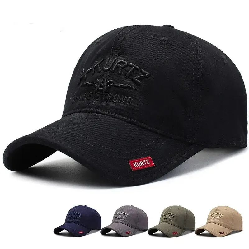 Spring and Summer Men's Korean Version Embroidered Baseball Cap Fashion Sunhat Outdoor Leisure Cap