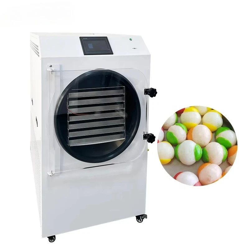 30kg/batch 2.5m2 Large Vacuum Sublimation Lyophilizer Food Candy Fruit Vegetable Freeze Dryer Machine 30kg for Home Use